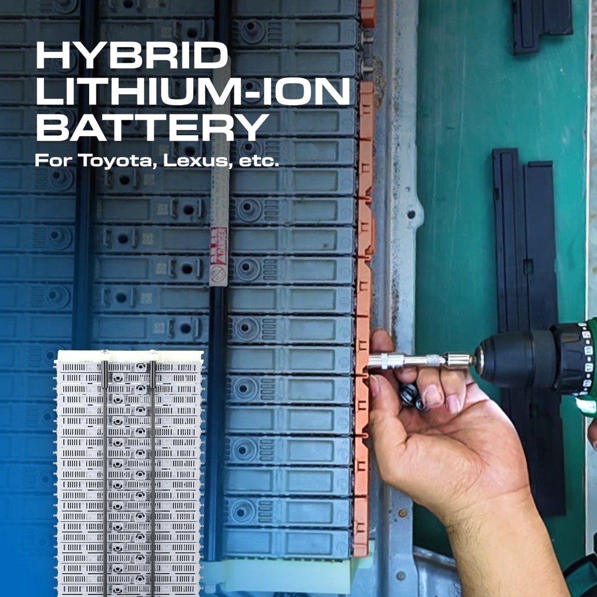 Lithium-ion hybrid battery for Prius Gen 3 (2009-2015) - view 2